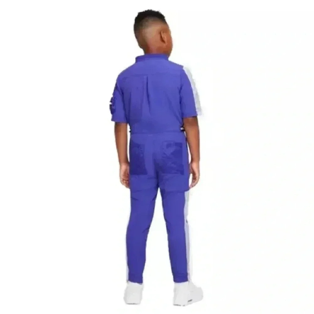 The Nike Big Kids' Sportswear KP Union Blue/White Suit (looks purple to me) - Picture 3 of 5